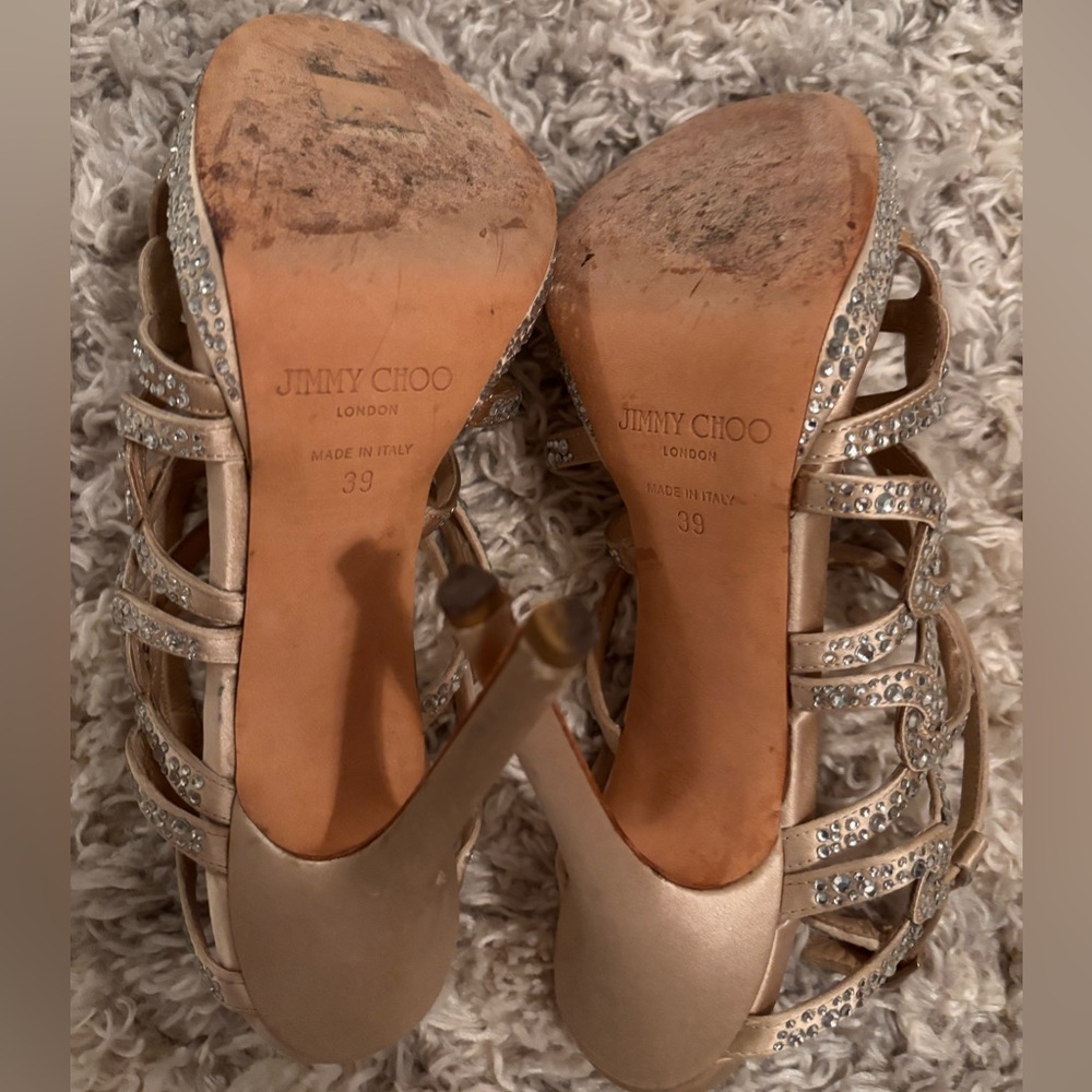 Jimmy Choo Valdia Crystal Sandals - Picture 11 of 12